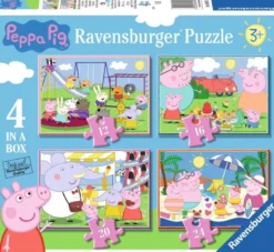 Peppa Pig - 4 in 1 Puzzel