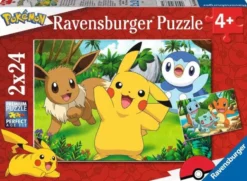 Pikachu en zijn Vrienden Puzzel (2 x 24 stukjes)