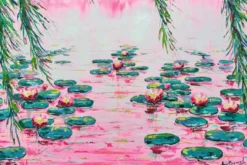 Pink Water Lilies Puzzel (4000 stukjes)