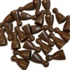 Plastic Spel Pionnen 12x24mm Bruin (100 stuks)