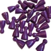 Plastic Spel Pionnen 12x24mm Paars (25 stuks)