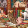 Poesjes in de Bibliotheek Puzzel (1000 stukjes)