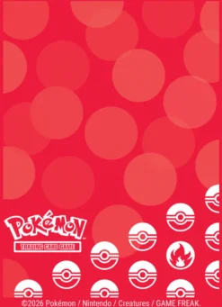 Pokemon - Energy Fire Sleeves (65 stuks)