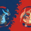 Pokemon - Mega Charizard X & Y Playmat