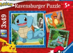 Pokemon Puzzel (3 x 49 stukjes)