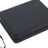 Portable Backgammon met Afsluitrits (Zwart)