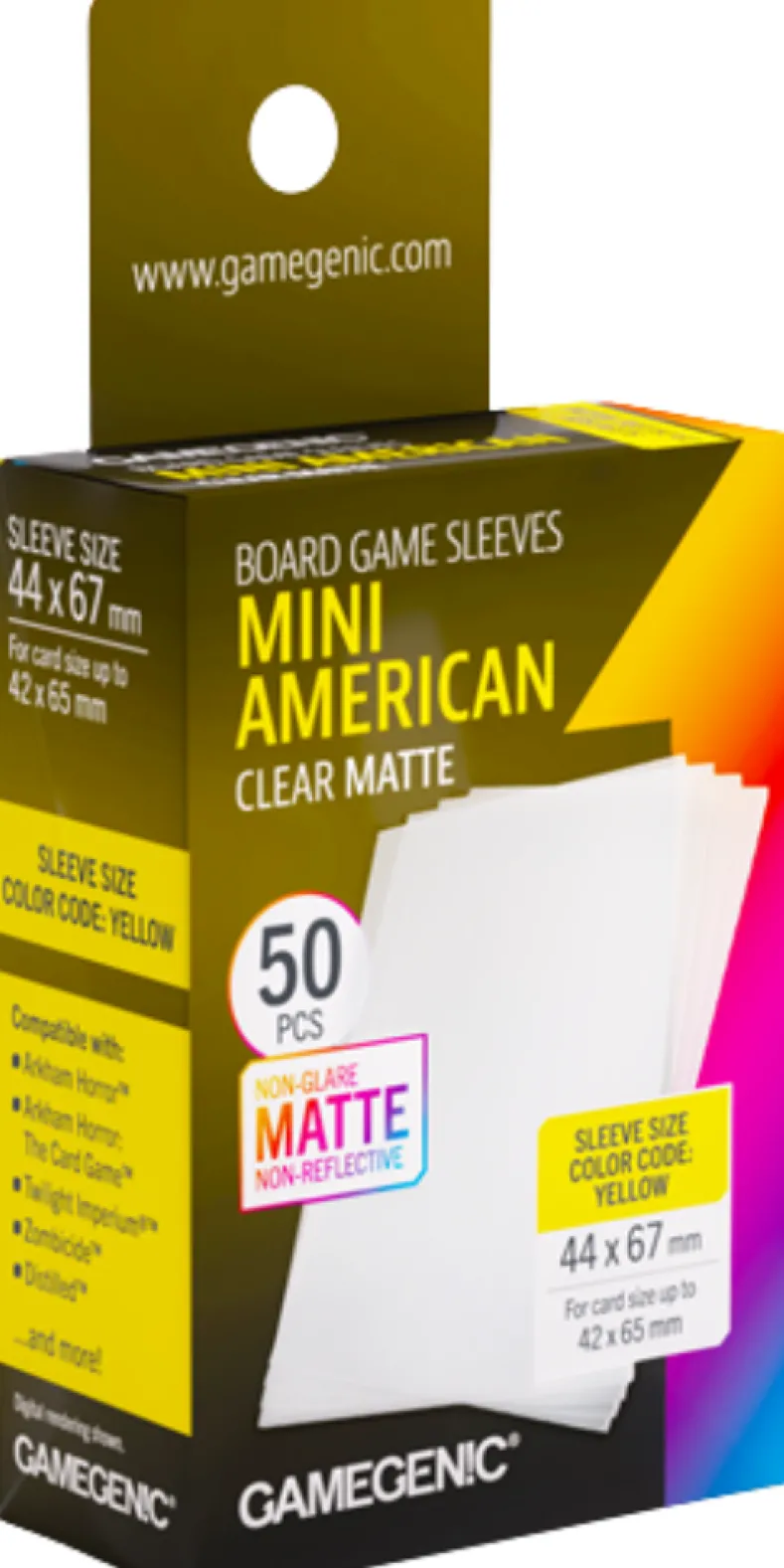 Prime Board Game Matte Sleeves - Mini American 44x67mm (50 stuks) - Boxed