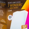 Prime Board Game Sleeves - 7 Wonders Sized 67x103mm (80 stuks) - Boxed