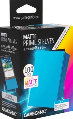 Prime Matte Sleeves 66x91mm Blauw (100 stuks) - Boxed