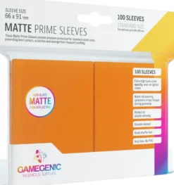 Prime Matte Sleeves 66x91mm Oranje (100 stuks)