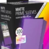 Prime Matte Sleeves 66x91mm Paars (100 stuks) - Boxed