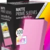 Prime Matte Sleeves 66x91mm Roze (100 stuks) - Boxed