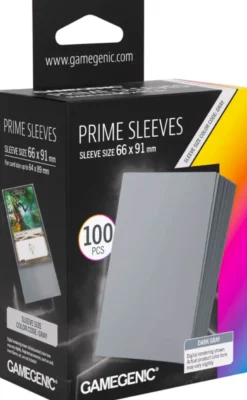 Prime Sleeves 66x91mm Donker Grijs (100 stuks) - Boxed