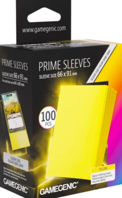 Prime Sleeves 66x91mm Geel (100 stuks) - Boxed