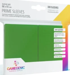 Prime Sleeves 66x91mm Groen (100 stuks)