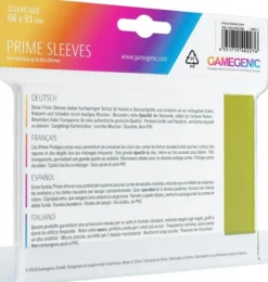 Prime Sleeves 66x91mm Lime Groen (100 stuks)