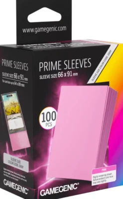 Prime Sleeves 66x91mm Roze (100 stuks) - Boxed