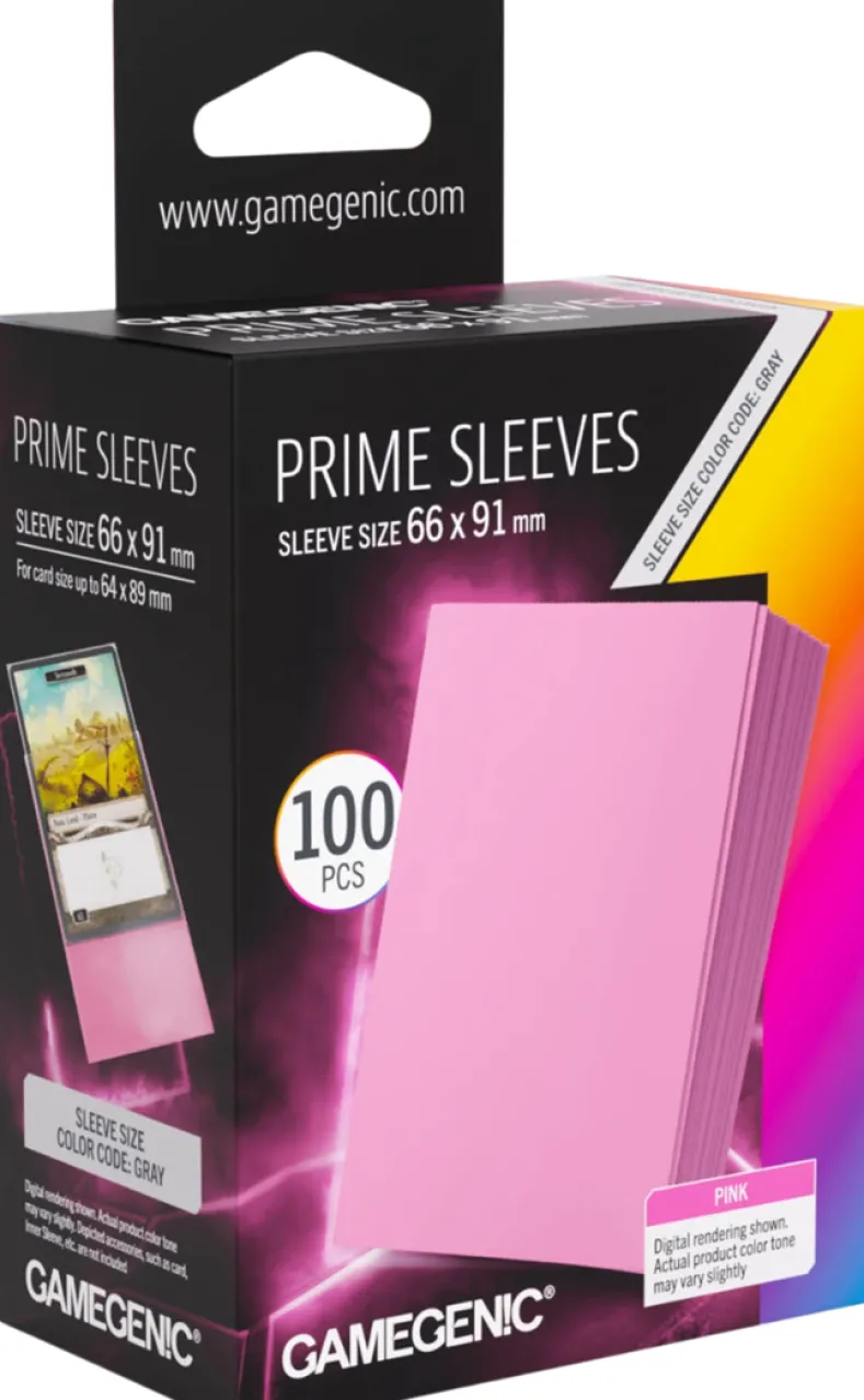 Prime Sleeves 66x91mm Roze (100 stuks) - Boxed
