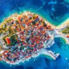 Primosten Aerial View - Croatia Puzzel (1000 stukjes)