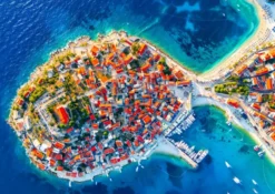 Primosten Aerial View - Croatia Puzzel (1000 stukjes)