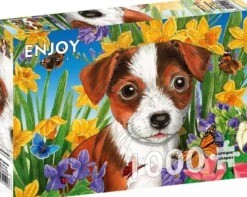 Puppy Garden Puzzel (1000 stukjes)