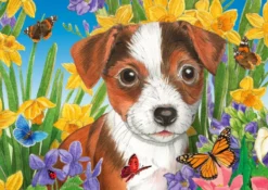 Puppy Garden Puzzel (1000 stukjes)