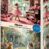 2 Puzzels - Little Ballerina and Romantic Garden Puzzel (500 stukjes)