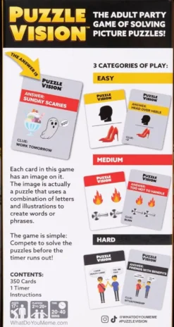 Puzzle Vision - The Picture Puzzle Guess The Phrase Party Game
