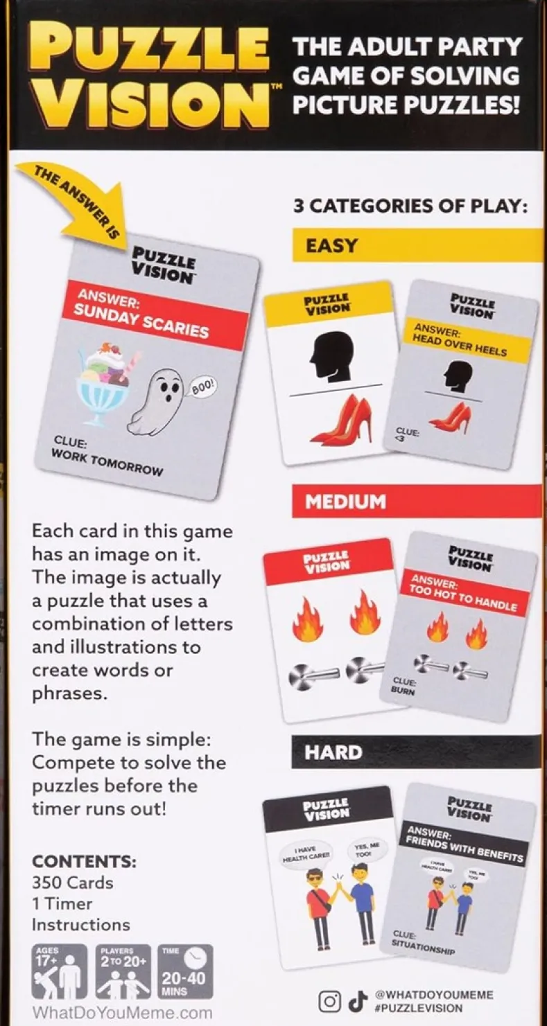 Puzzle Vision - The Picture Puzzle Guess The Phrase Party Game
