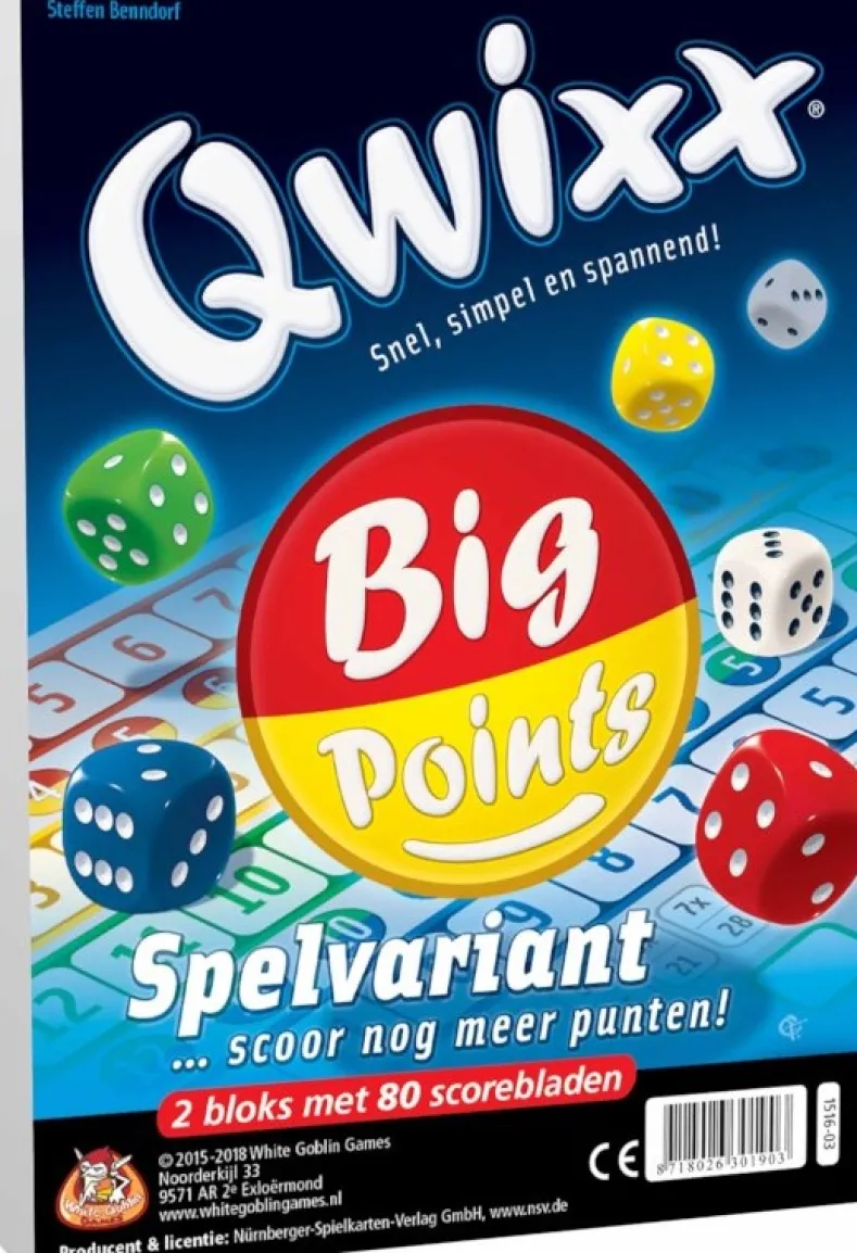 Qwixx - Big Points Scoreblok