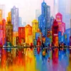 Rainbow City Puzzel (1000 stukjes)