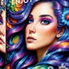 Rainbow Flower Portrait Puzzel (1000 stukjes)