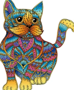 Rainbow Houten Puzzel - Kat (99 stukjes)
