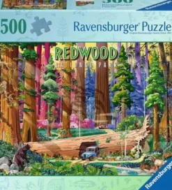 Redwood National Park Puzzel (500 stukjes)