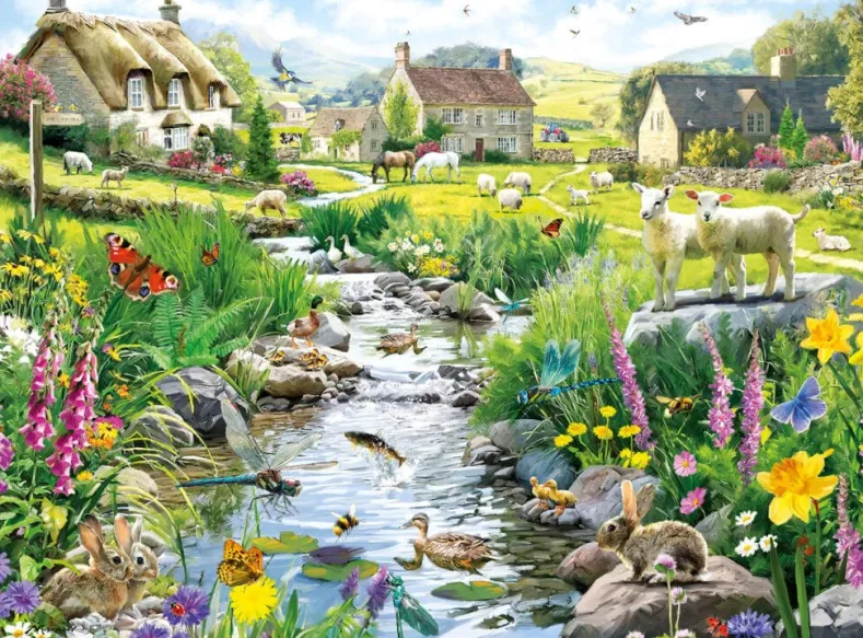 Richard Macneil- Babbling Brook Puzzel (500XL stukjes)