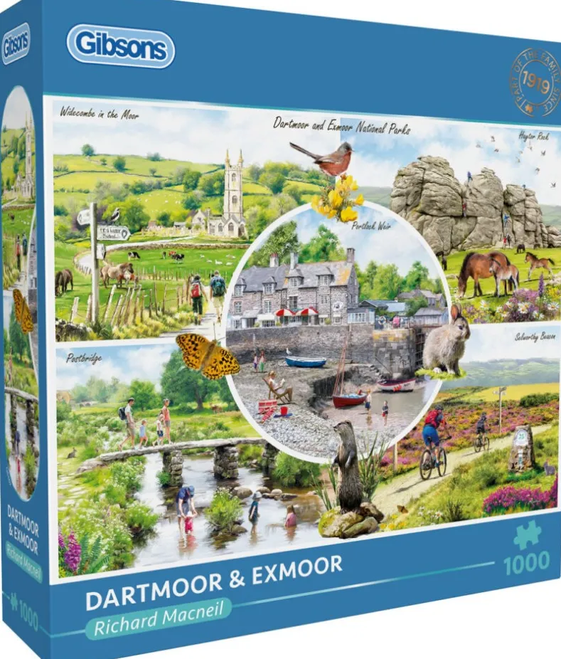 Richard Macneil - Dartmoor & Exmoor Puzzel (1000 stukjes)