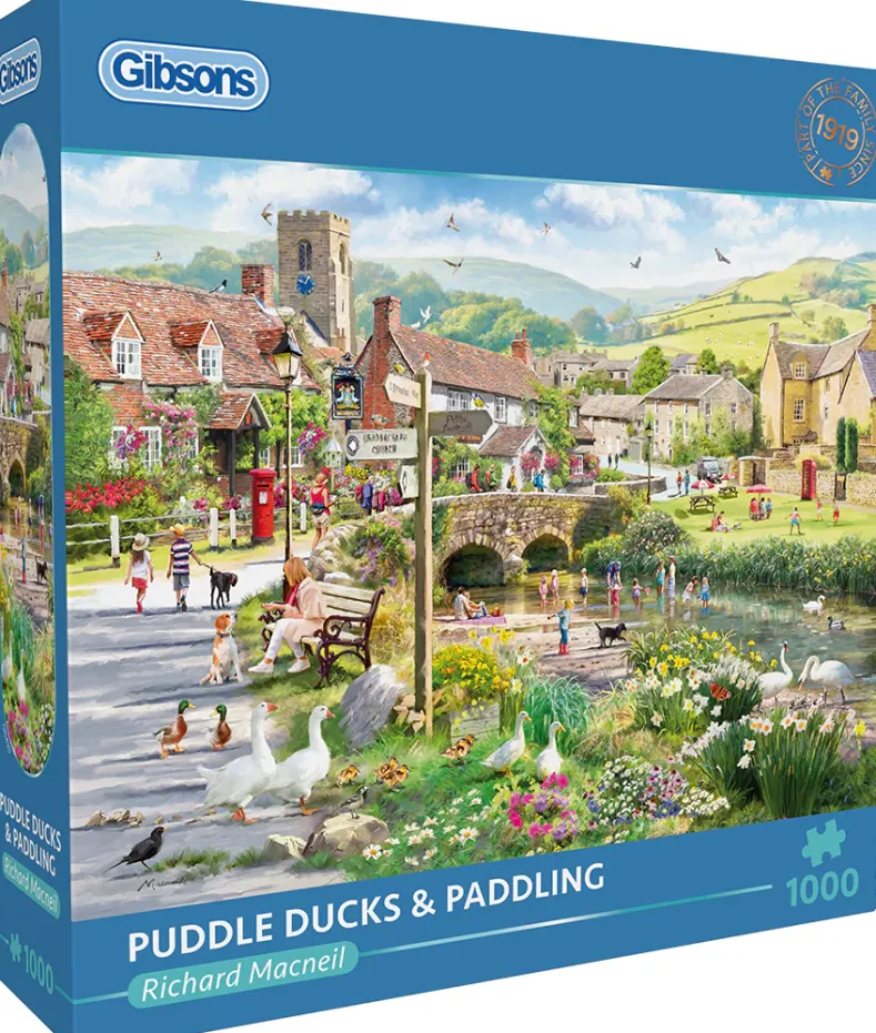 Richard Macneil - Puddle Ducks & Paddling Puzzel (1000 stukjes)