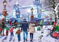 Richard Macneil - Tower Bridge at Christmas Puzzel (1000 stukjes)