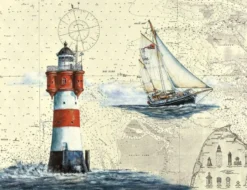 Romantische Vuurtoren Puzzel (2000 stukjes)