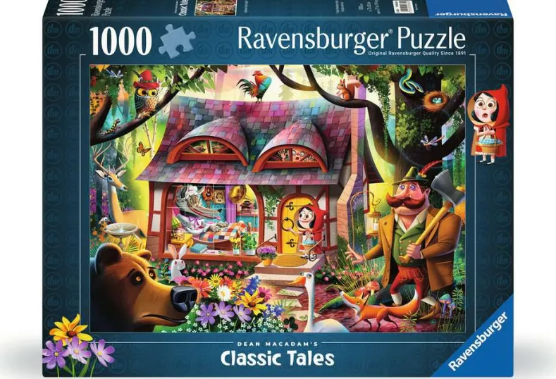 Roodkapje en de wolf Puzzel (1000 stukjes)