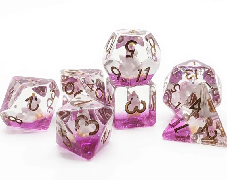 RPG Dice Set - Mystic Unicorn