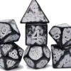 RPG Dice Set - Timeworn White