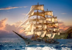 Sailing at Sunset Puzzel (1500 stukjes)