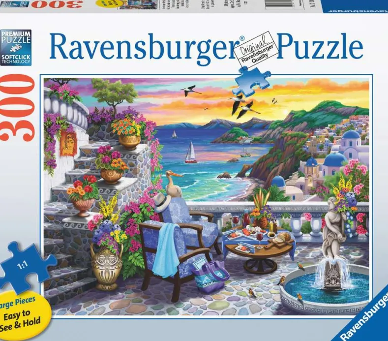 Santorini Sunset Puzzel (300 XL stukjes)