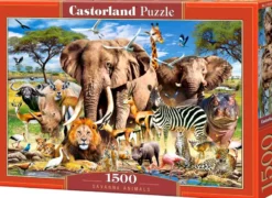 Savanna Animals Puzzel (1500 stukjes)