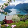 Scandinavische Idylle Puzzel (500 stukjes)