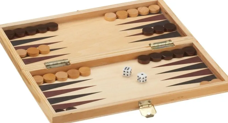 Schaak en Backgammon Opklapbaar