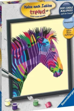 Schilderen op Nummer - Bonte Zebra