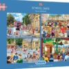 School Days Puzzels (4 x 500 stukjes)