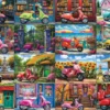 16 Scooters by Bigelow Puzzel (1000 stukjes)